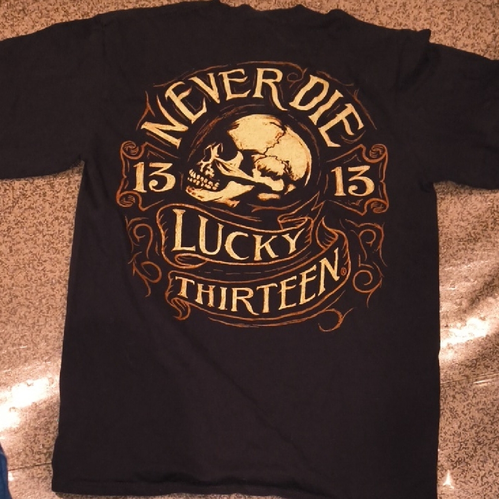 Lucky 13 Skull Tee